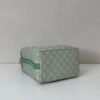 i1742362976102_3101_0_3 Gucci GG Emblem Small Tote Bag 815118 – GG Monogram Canvas Green Leather Trim