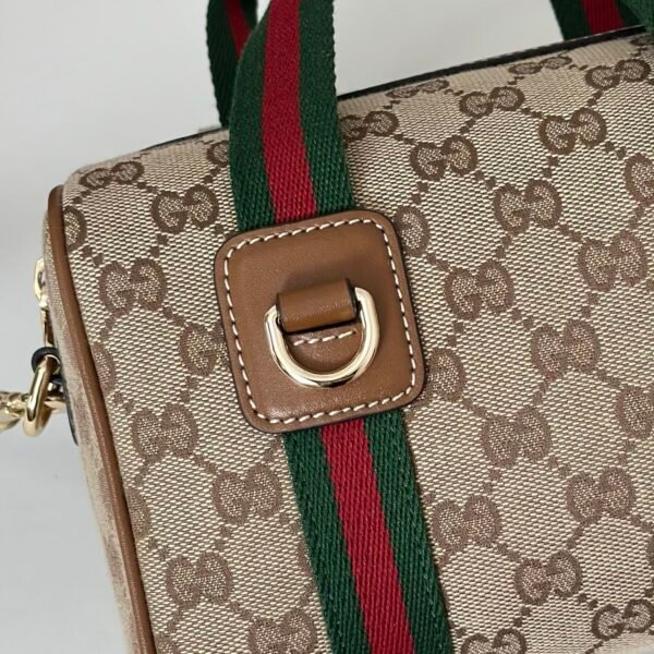 i1758786063090_3555_0_4 Gucci GG Canvas Web Stripe Mini Boston Bag