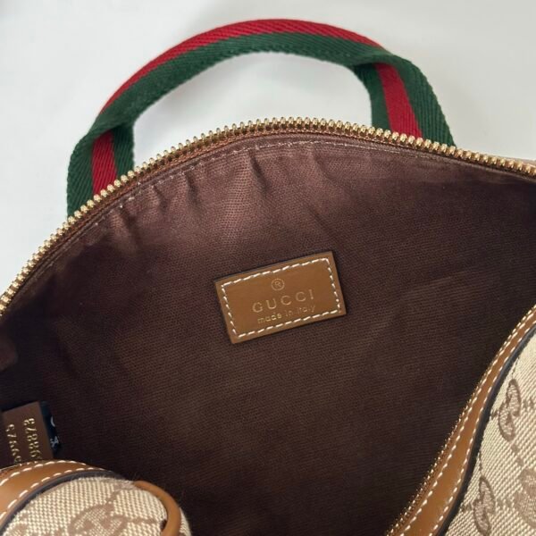 i1758786063195_1077_0_8 Gucci GG Canvas Web Stripe Mini Boston Bag