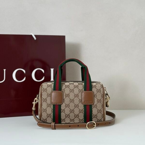 i1758786063227_168_0_2 Gucci GG Canvas Web Stripe Mini Boston Bag