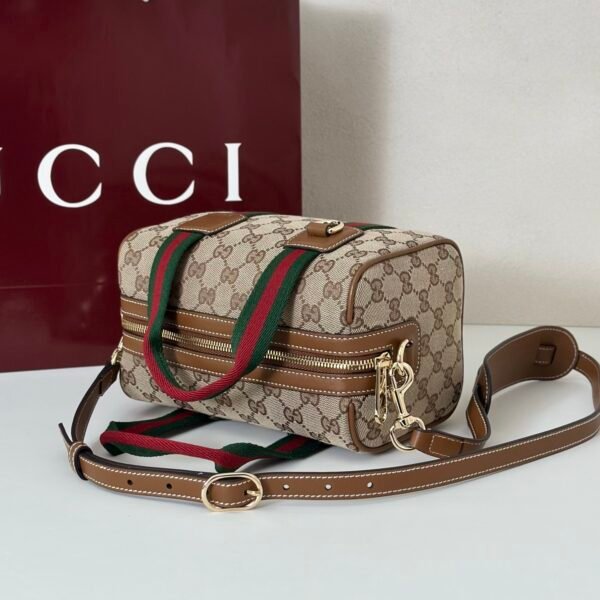 i1758786063251_5029_0_6 Gucci GG Canvas Web Stripe Mini Boston Bag