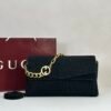 i1768105848070_9908_0_0 Gucci Large GG Shoulder Bag with Chain 857362 – Black GG Monogram