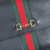 i1775721544222_6834_0_5 Gucci Paparazzo Large Top Handle Bag Black Leather Horsebit Web Stripe