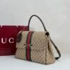 Gucci Paparazzo Large Top Handle Bag GG Canvas