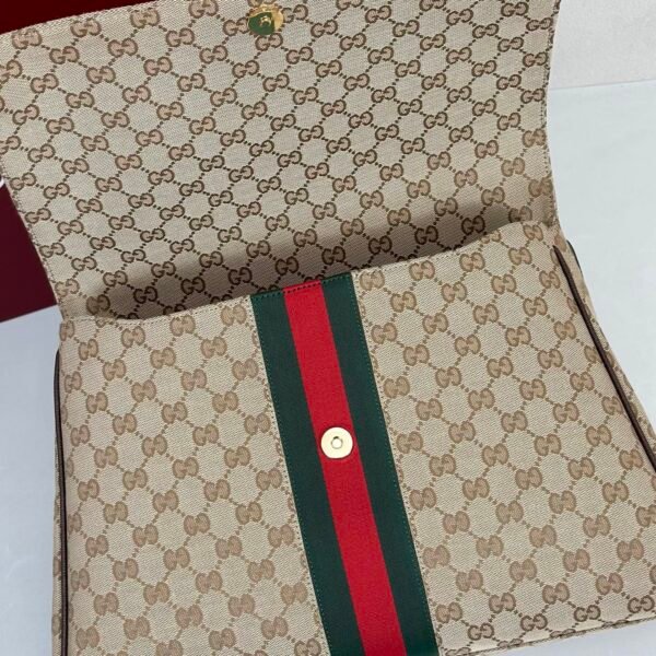 Gucci Paparazzo Large Top Handle Bag GG Canvas